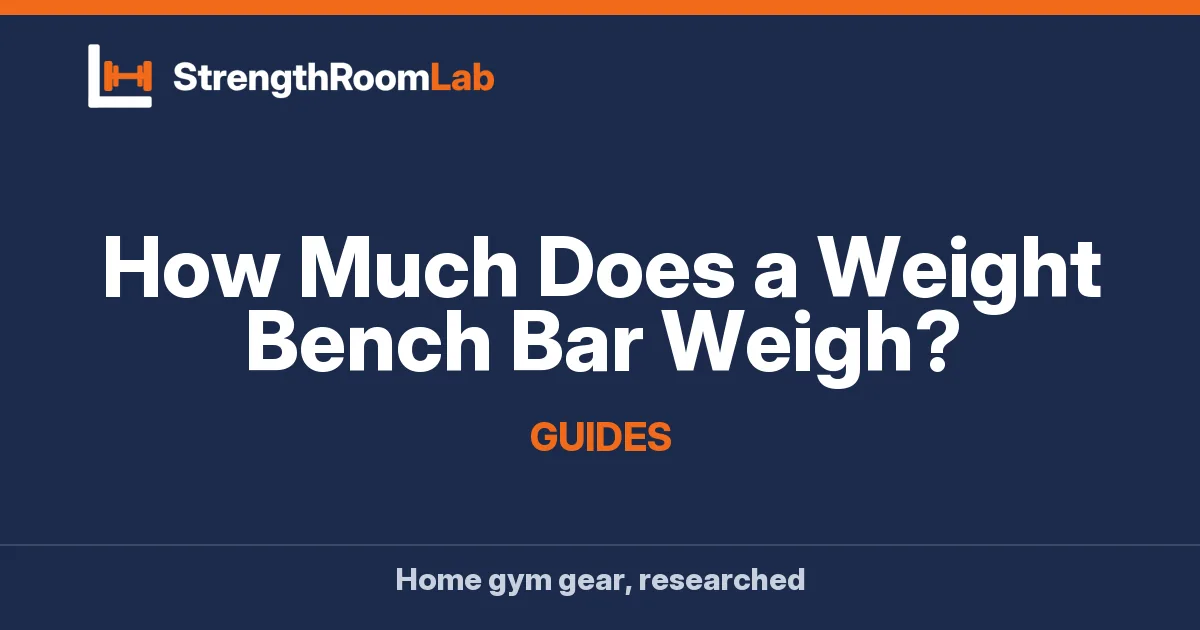 How Much Does a Weight Bench Bar Weigh?